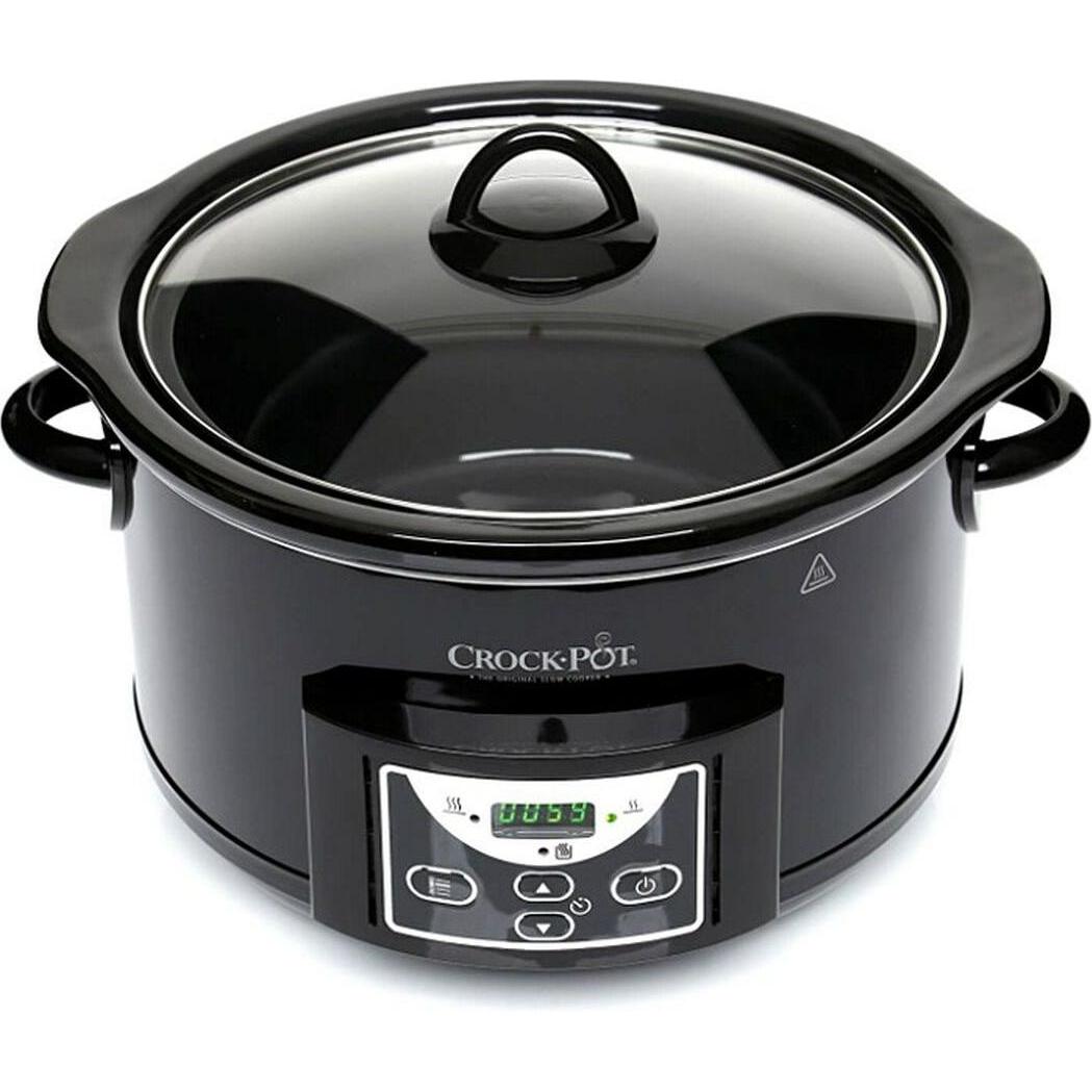 Crockpot SCCR507 SlowCooker 4.7L zwart, Vaporiera + Cuociriso, Nero