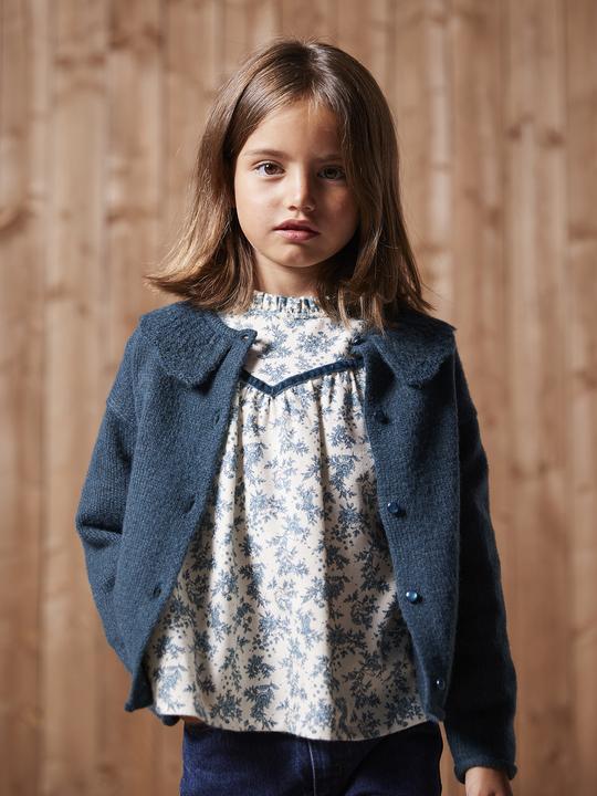 Produktbild Vertbaudet Mädchen Strickjacke mit Kragen aus Musterstrick (92)