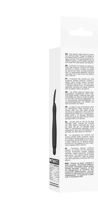 Actual product image Luminous Sofia - ABS Bullet With Silicone Sleeve - 10-Speeds