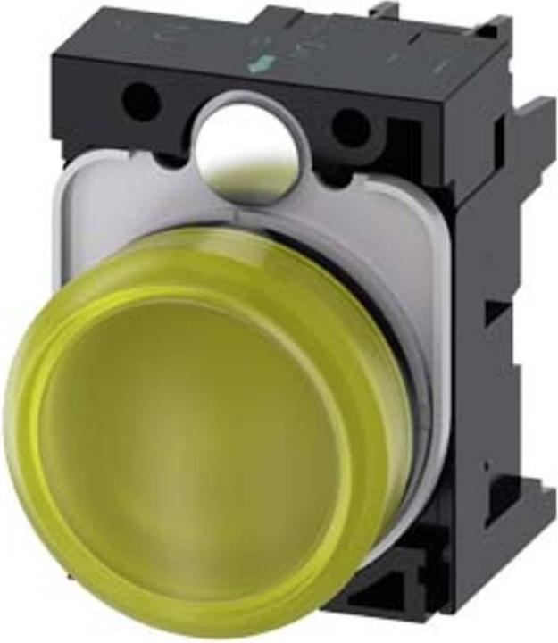 Actual product image Siemens Indicator light complete 1f LED AC rnd high 3SU1103-6AA30-1AA0