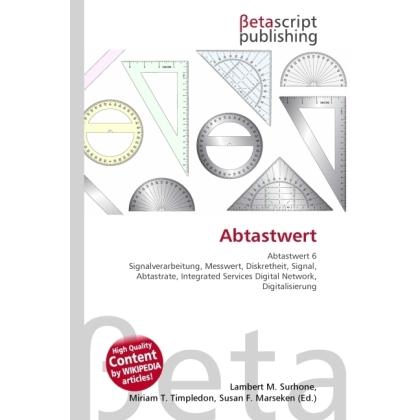 Abtastwert, Schulbücher von Susan F. Marseken, Lambert M. Surhone, Miriam T. Timpledon