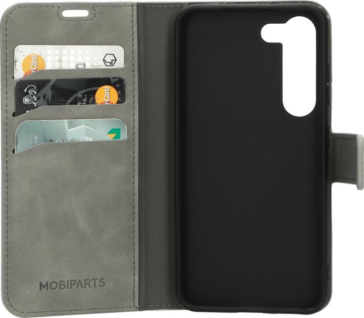 Actual product image Mobiparts Classic Wallet Case Samsung Galaxy S23 (2023) Granite Grey (Samsung Galaxy S23+)