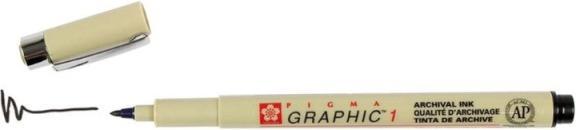 Immagine prodotto Sakura Pigma Graphic Pen 1mm schwarz (Nero, 1x)