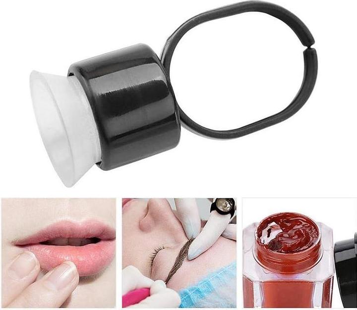 Immagine prodotto JTI Tazza d'inchiostro - Microblading - Anello per dita - 20 pz.