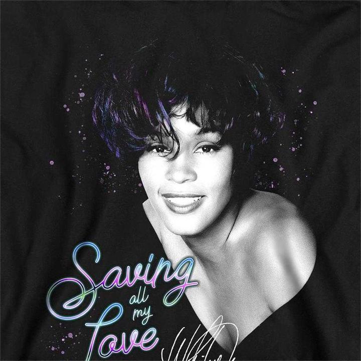 Produktbild Whitney Houston Saving All My Love Kapuzenpullover Zum Überziehen (128)