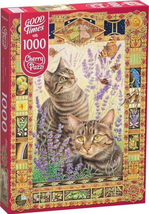 Productafbeelding Cherry Pazzi Puzzel katten 1000 stukjes (1000 onderdelen)