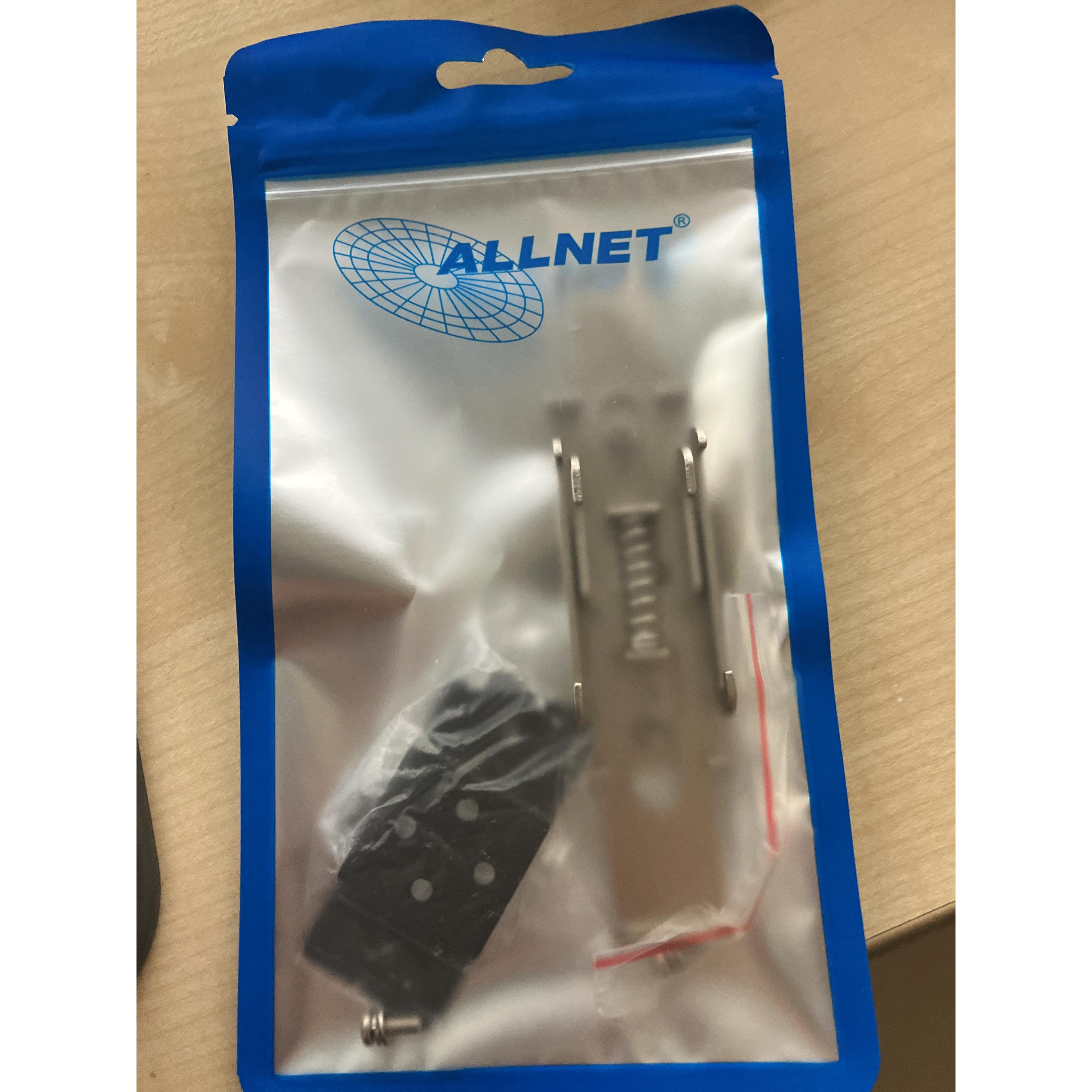 Allnet switch industrial unmanaged Layer2 4 Port GbE zbh. DIN-Ersatzadapter (4 porte), Switch di rete