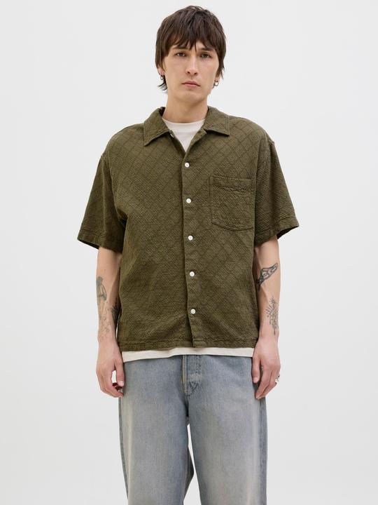 Produktbild Jack & Jones Jortavira Texture Shirt Ss Ln (L)