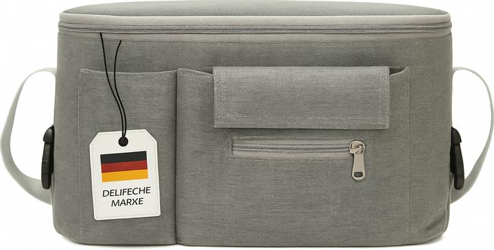 Produktbild König Design Kinderwagen Organizer Kinderwagentasche Buggy Tasche Getränkehalter Wickeltasche