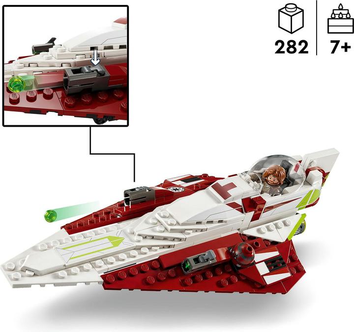 Actual product image LEGO Obi-Wan Kenobi's Jedi Starfighter (75333, LEGO Star Wars)