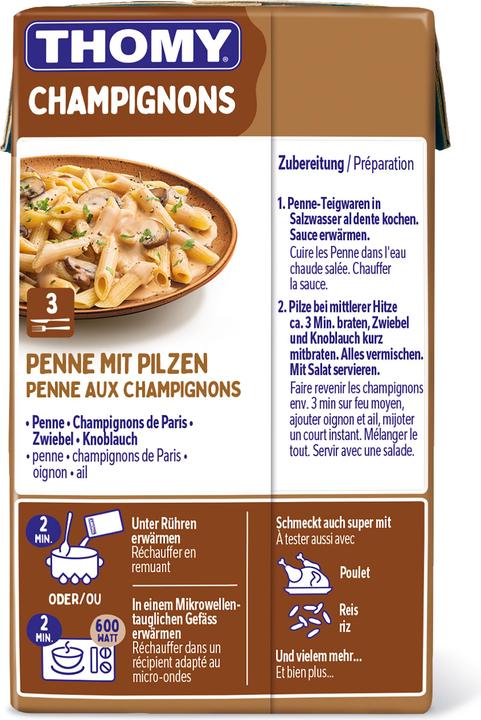 Produktbild THOMY Champignons Sauce (250 g, 1 Stk.)