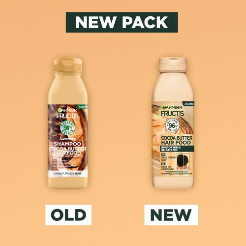 Actual product image Garnier Hair Food Cocoa Butter (Shampoo) 350 ml (L) (350 ml, Liquid shampoo)