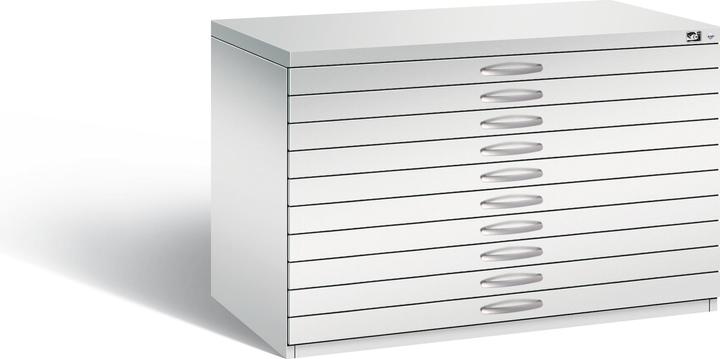 Produktbild C+P Flachablageschrank Serie 7100 7200 (110 cm, 76 cm)