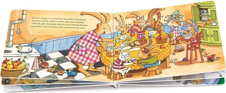 Produktbild Wenn sieben grummelige Hasen quietschvergnügt durch Pfützen rasen (Deutsch, Christiane Hansen, Sabine Praml, 2017)