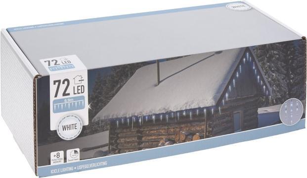 Image du produit NoName Guirlande lumineuse à 72 LED - Glaçon - env. 690 cm (6.90 m)