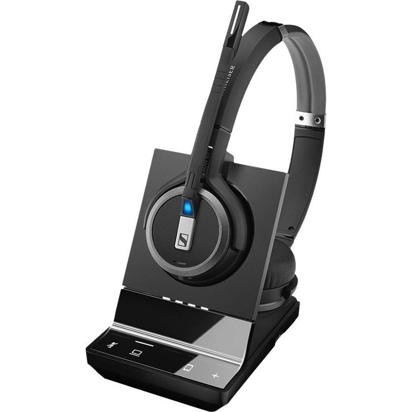 EPOS SENNHEISER IMPACT SDW 5063 EU (Kabellos, USB-A), Office Headset, Schwarz