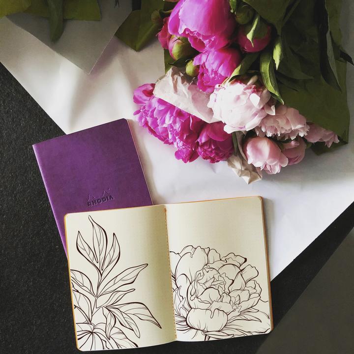 Image du produit Rhodia Carnets et cahiers Rhodiarama (A5, Quadrillé, Couverture rigide)