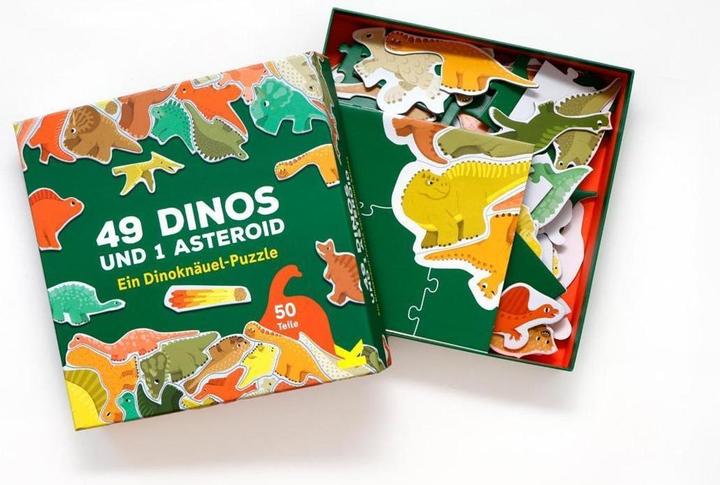 Actual product image 49 dinos and 1 asteroid (German)