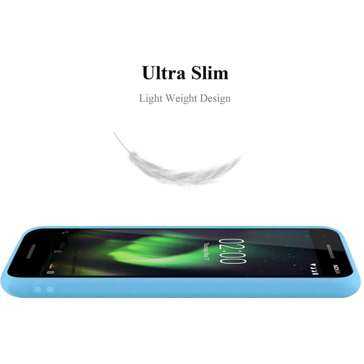 Thumbnail - Cadorabo TPU Candy Cover (Nokia 2.1), Smartphone Hülle, Blau
