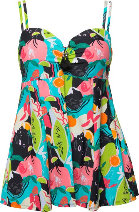 Produktbild Ulla Popken Badekleid, Früchte, Softcups, Quaste, recycelt (48)
