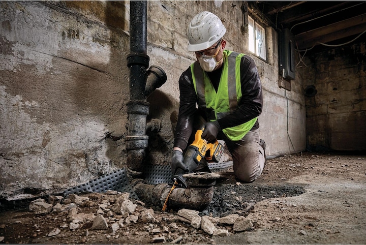 Actual product image DeWalt DCS389NT Accu Reciprozaag 54V Flexvolt Basic Body in TSTAK