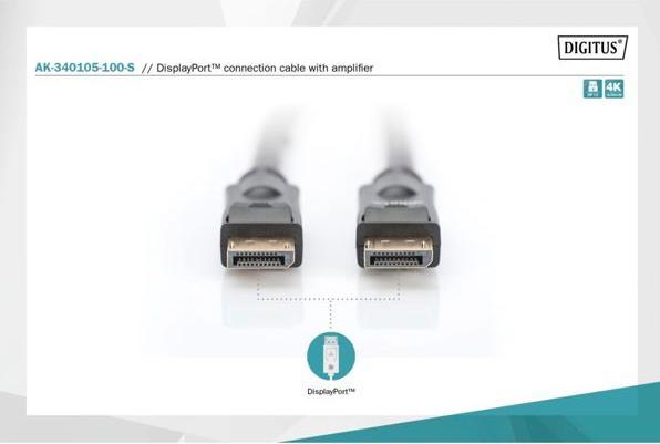 Image du produit Digitus DisplayPort — DisplayPort (10 m)