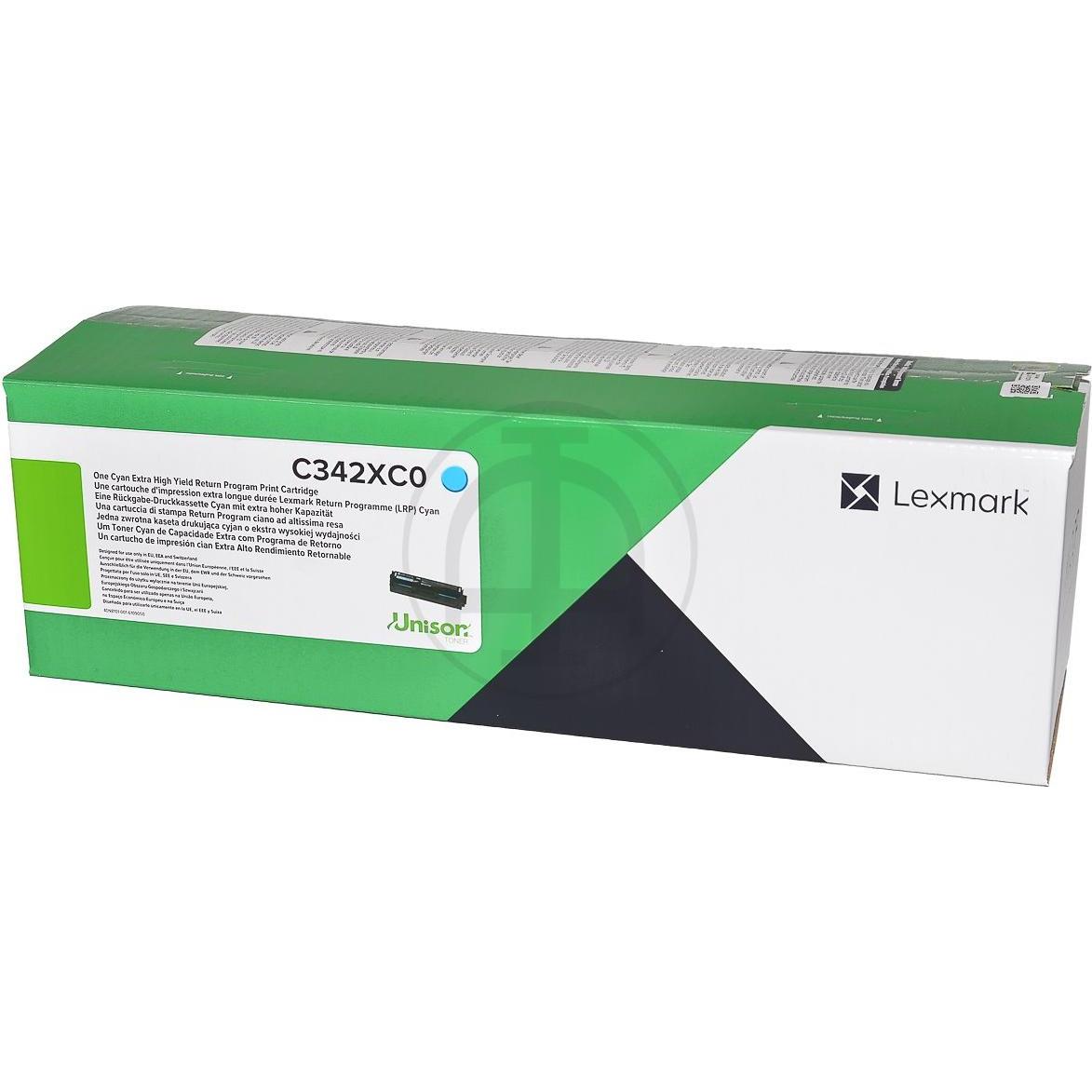 Thumbnail - Lexmark, Toner, C342XC0C (C)