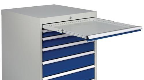 Produktbild HP Autozubehör Schubladenschrank H1019xB1005xT736mm lichtgrau/anthrazitgrau 8 Schubl. Vollauszug (100.50 cm, 101.90 cm)