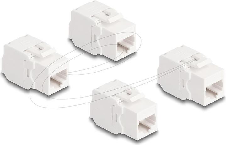 Immagine prodotto Delock Modulo keystone presa RJ45 Cat.6A UTP 4 pezzi (Modulo Keystone)