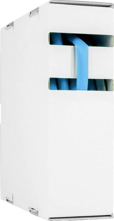 Produktbild Hongshang 211114368 Schrumpfschlauch ohne Kleber Blau 1.20 mm 0.60 mm Schrumpfra (1 x)