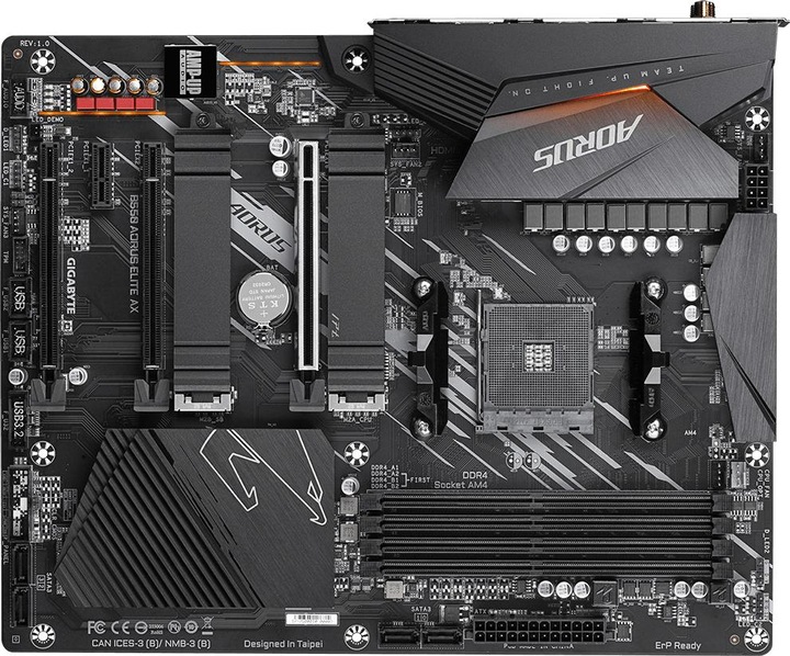 Produktbild Gigabyte B550 Aorus elite AX V2 (AM4, AMD B550, ATX)