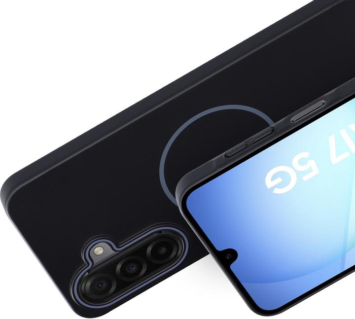 Produktbild Mobiparts Slim Line Case Samsung Galaxy A17 (MagSafe Compatible) Onyx Black (Samsung Galaxy A17)