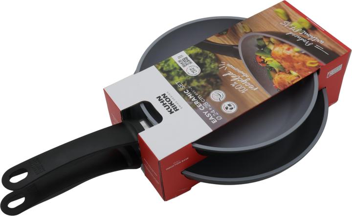 Actual product image Kuhn Rikon Easy Ceramic (28 cm, Pan set + pot set, Aluminium)