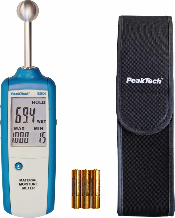 Actual product image Peaktech P 5201 Material moisture analyser