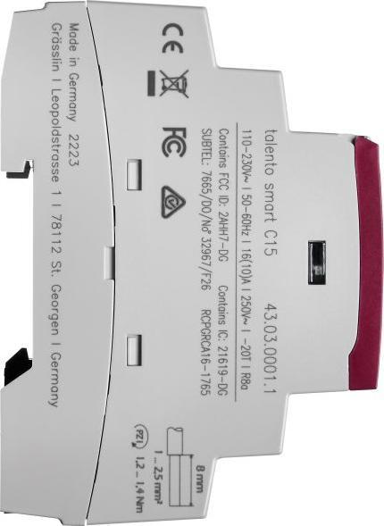 Produktbild Grässlin Timer Talento smart C15
