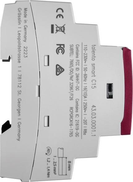 Produktbild Grässlin Timer Talento smart C15