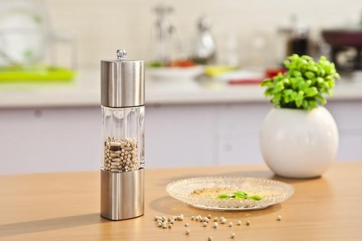 Image du produit Cover-Discount Moulin à poivre en acier inoxydable Moulin à épices 17cm (Différentes épices)