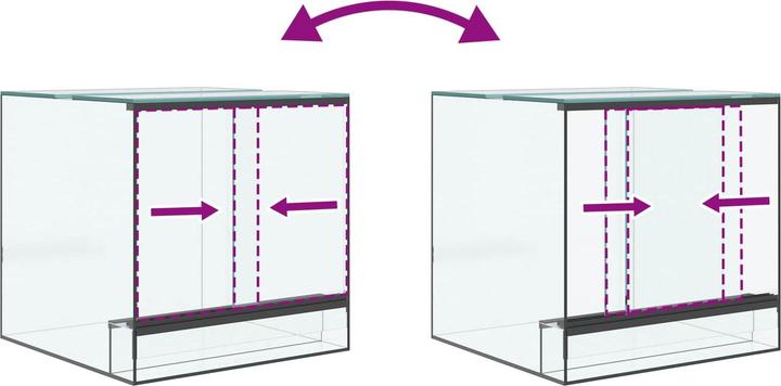 vidaXL Reptilien Lebensraum