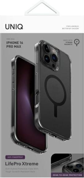Produktbild Uniq etui LifePro Xtreme iPhone 16 Pro Max 6.9" Magclick Charging szary/smoked (Apple iPhone 16 Pro Max)
