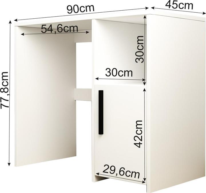 Produktbild Homitis Kuzey (90 x 45 x 77.80 cm)