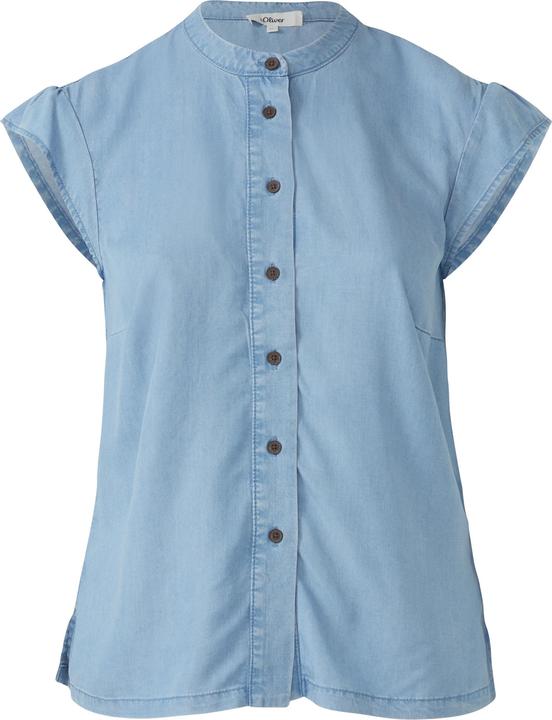 Produktbild S.Oliver Bluse Lyocellbluse mit Flügelärmeln (54)