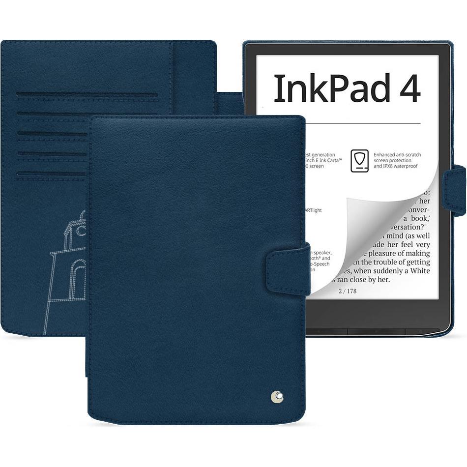Noreve Lederschutzhülle PocketBook InkPad 4 (Pocketbook InkPad 4), eReader Zubehör, Blau
