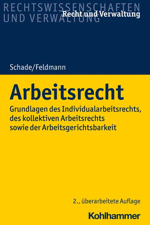 Actual product image Arbeitsrecht (German, Eva Feldmann, Georg Friedrich Schade, 2022)