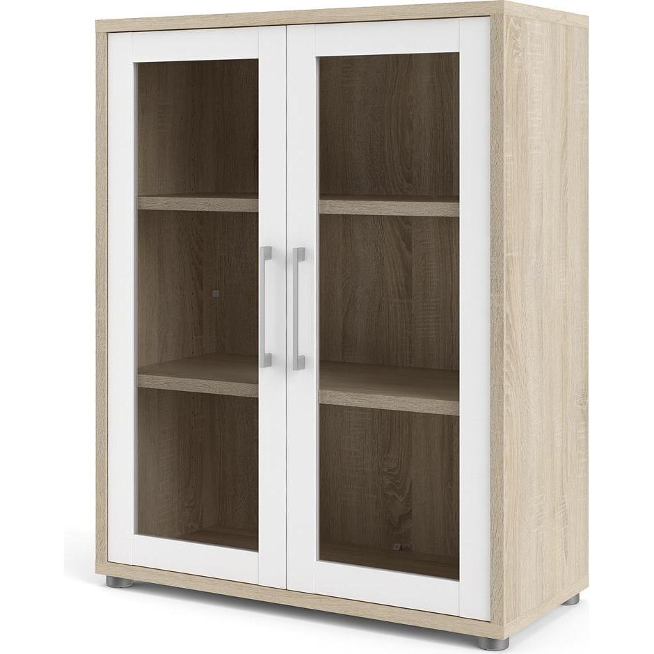 Ebuy24, Aktenschrank, Büroregal Prisme (113 x 89 x 40 cm)