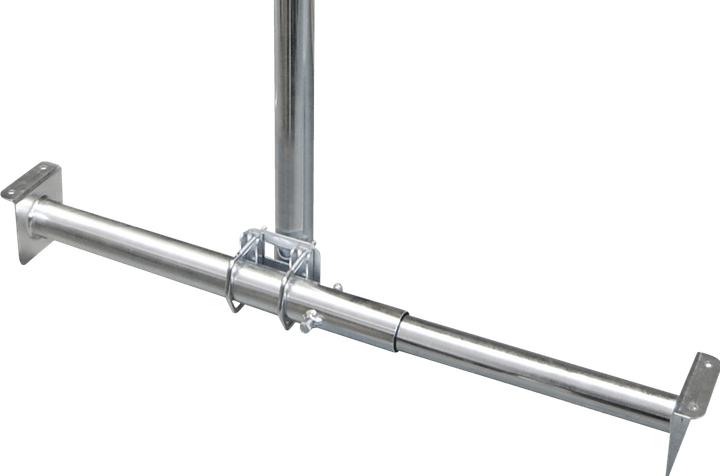 Productafbeelding Megasat 110067 Paal 48/1200 spantafstand 610-1100mm staal (Spiegel + Antenne bevestiging)