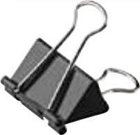 Actual product image Wonday Foldback clamp, (W)19 mm, clamping width 6 mm, black (12x)