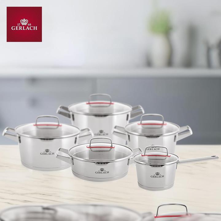 Actual product image Gerlach POT SET SUPERIOR 10 e. (Pan set + pot set)