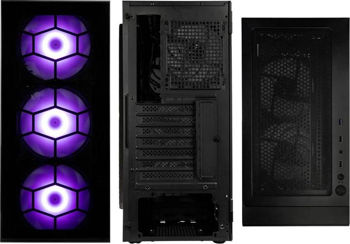 Produktbild Kolink Observatory HF Plus Glass ARGB Midi Tower Case - Black (ATX, mATX, Mini-ITX)