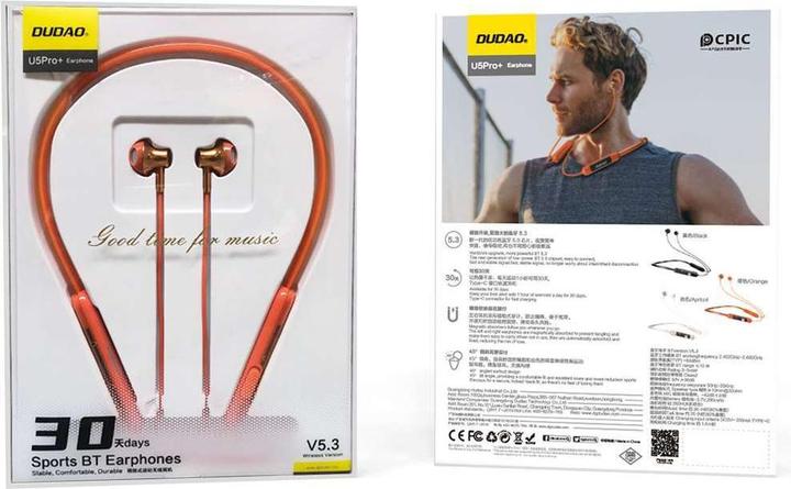 Image du produit Dudao Casque sans fil Bluetooth 5.3 U5Pro+ - orange (30 h, Sans fil)