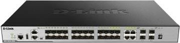 Produktbild D-Link 28-PORT LAYER 3 GIGABIT POE STACK SWITCH (SI) (28 Ports)